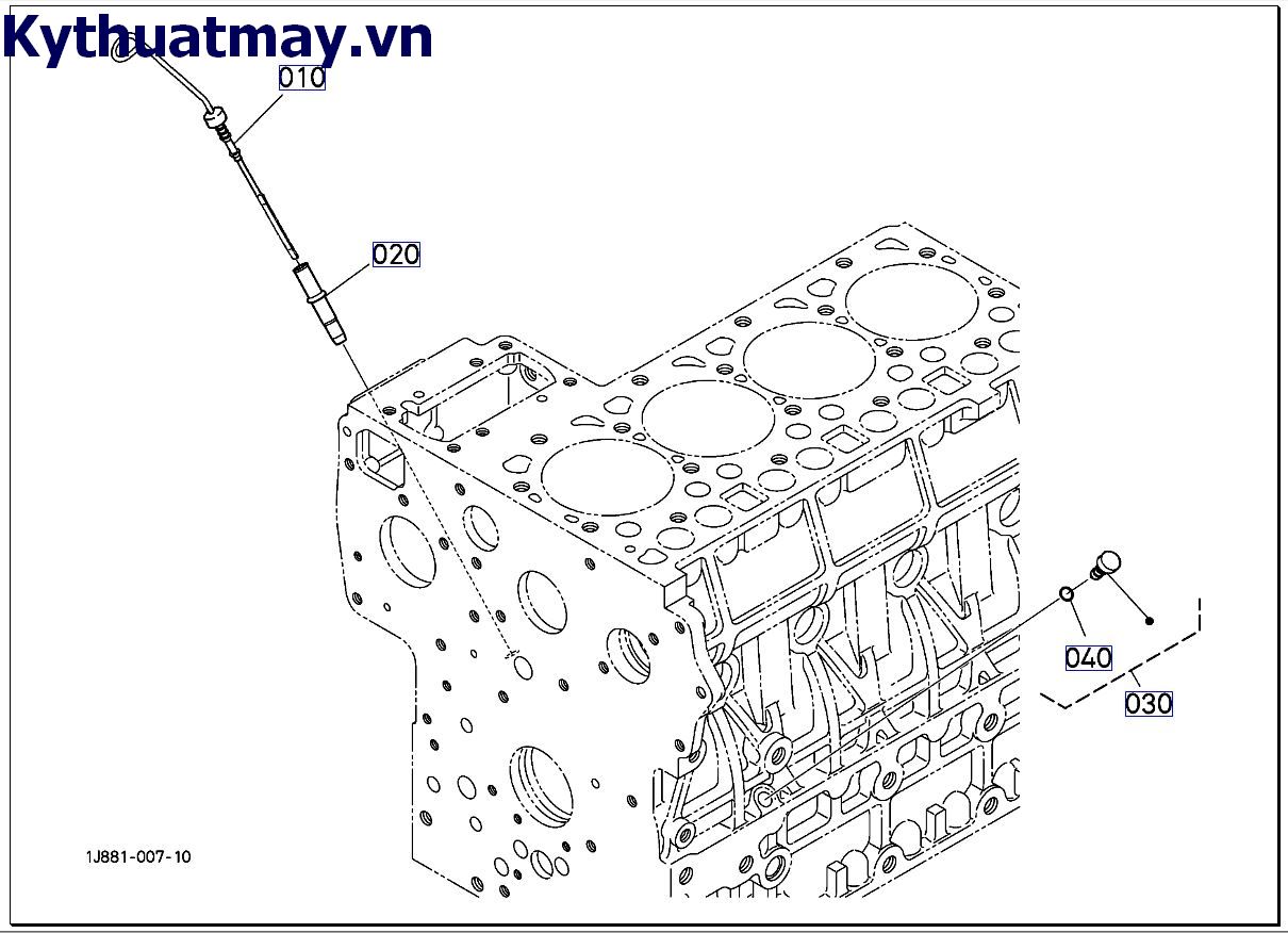 Que thăm dầu và thanh dẫn >=7EY0001